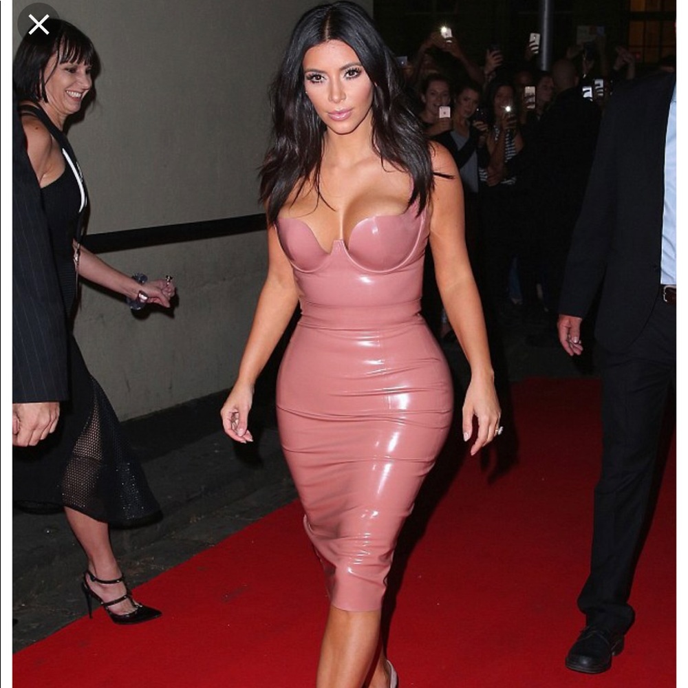 Kim Kardashian’s Atsuko Kudo latex dress